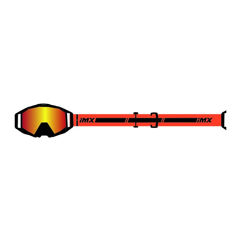 GOGLE IMX SAND BLACK MATT/ORANGE - SZYBA ORANGE IRIDIUM + CLEAR (2 SZYBY W ZESTAWIE) ENDURO CROSS