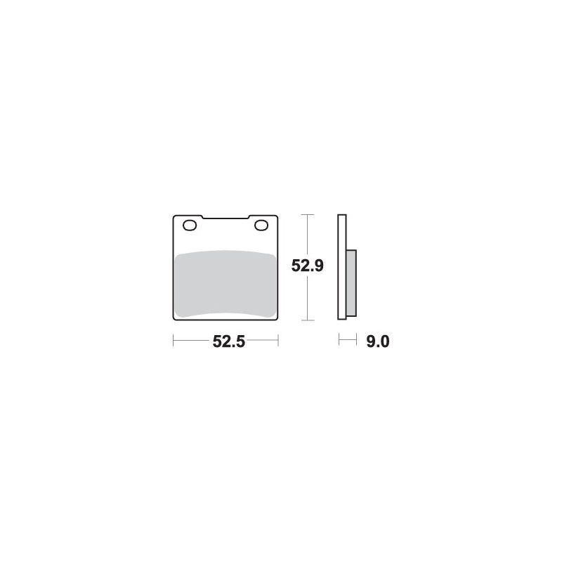 SBS KLOCKI HAMULCOWE KH63 / KH161 STREET PERFORMANCE (EXCEL) SINTER KO