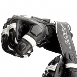 RĘKAWICE SKÓRZANE RST AXIS CE BLACK/WHITE  (2391)