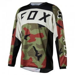 BLUZA FOX JUNIOR 180 BNKR GREEN CAMO  ENDURO CROSS