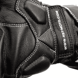 RĘKAWICE SKÓRZANE RST AXIS CE BLACK/WHITE  (2391)