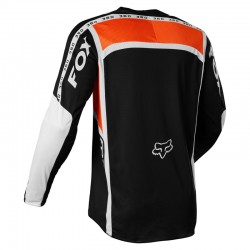 BLUZA FOX 360 DVIDE BLACK/WHITE/ORANGE  ENDURO CROSS