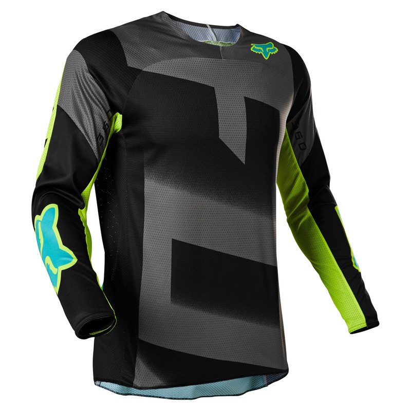 BLUZA FOX 360 RKANE GREY/YELLOW  ENDURO CROSS