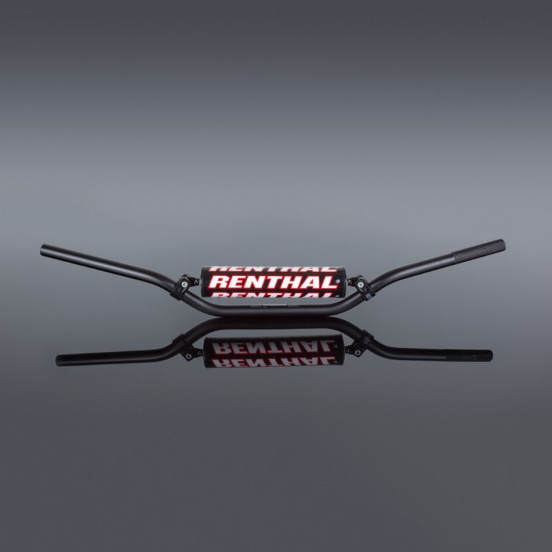 RENTHAL KIEROWNICA 7/8 CALA (22MM) MX HANDLEBAR BLACK ENDURO HIGH PADD
