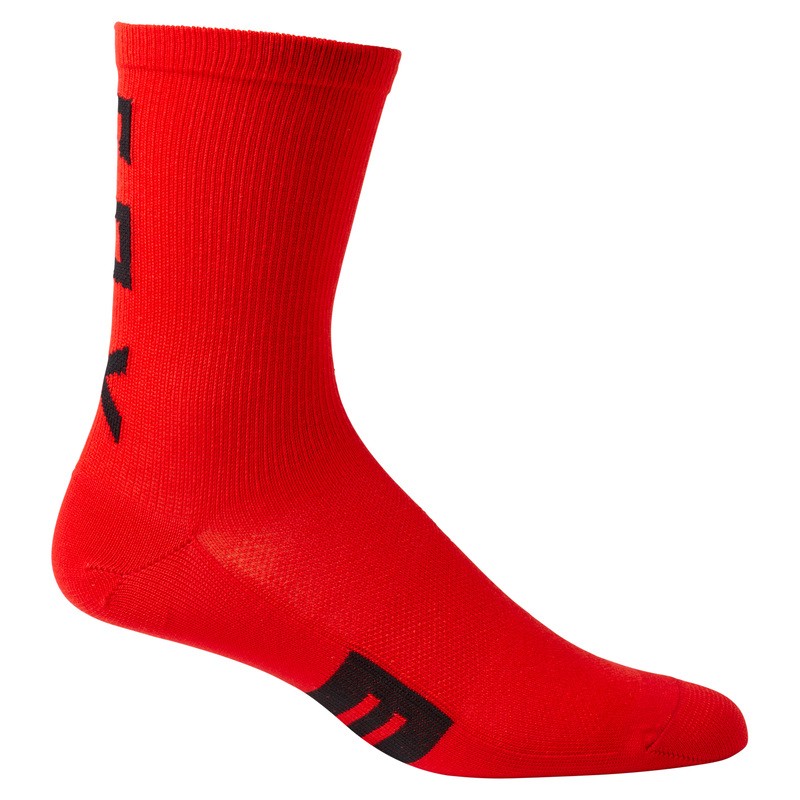 SKARPETY FOX 6 FLEXAIR MERINO FLUO RED  ENDURO CROSS