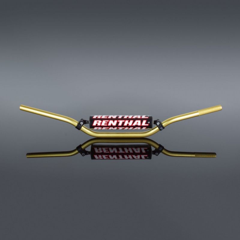 RENTHAL KIEROWNICA 7/8 CALA (22MM) MX HANDLEBAR GOLD ENDURO PADDED KOL