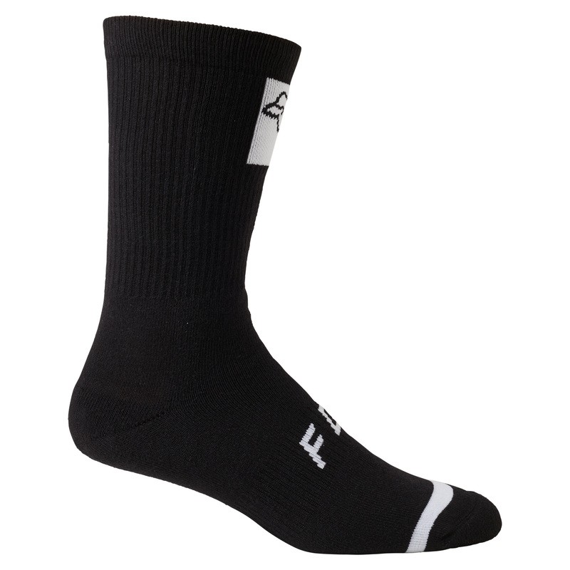 SKARPETY FOX 8 DEFEND CREW BLACK  ENDURO CROSS