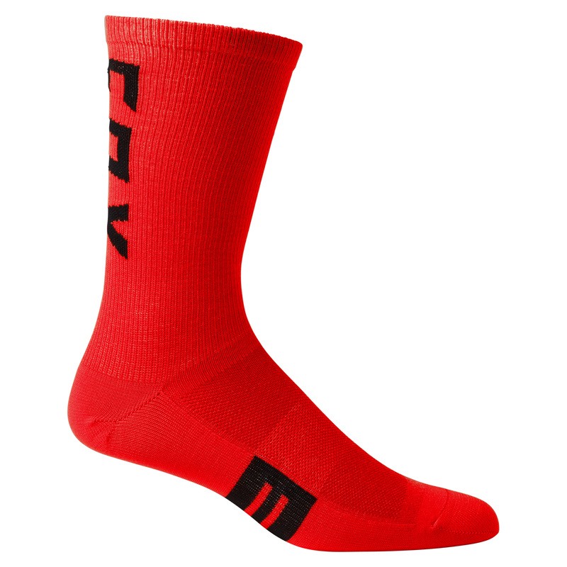 SKARPETY FOX 8 FLEXAIR MERINO FLUO RED  ENDURO CROSS