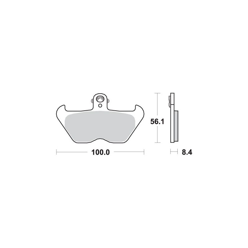 SBS KLOCKI HAMULCOWE KH407 / KH246 STREET PERFORMANCE (EXCEL) SINTER K
