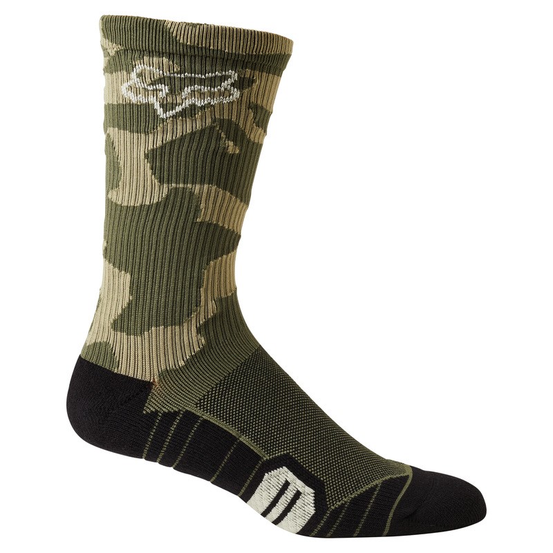 SKARPETY FOX 8 RANGER CUSHION GREEN CAMO  ENDURO CROSS
