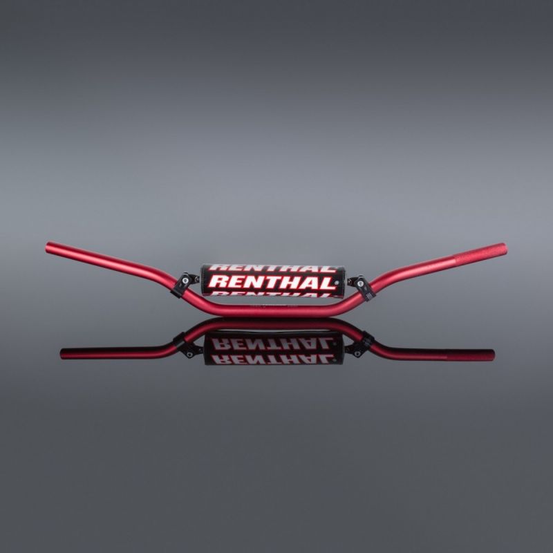 RENTHAL KIEROWNICA 7/8 CALA (22MM) MX HANDLEBAR RED CR HIGH/RICKY JOHN