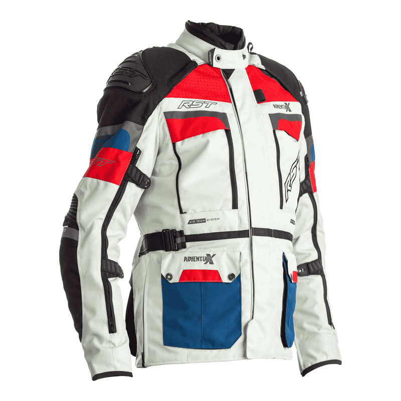 KURTKA TEKSTYLNA RST PRO SERIES ADVENTURE X CE ICE/BLUE/RED/BLACK  (2409)