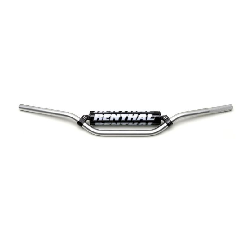 RENTHAL KIEROWNICA 7/8 CALA (22MM) MX HANDLEBAR SILVER JIMMY BUTTON PA