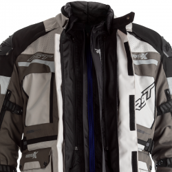 KURTKA TEKSTYLNA RST PRO SERIES ADVENTURE X CE GREY/SILVER  (2409)