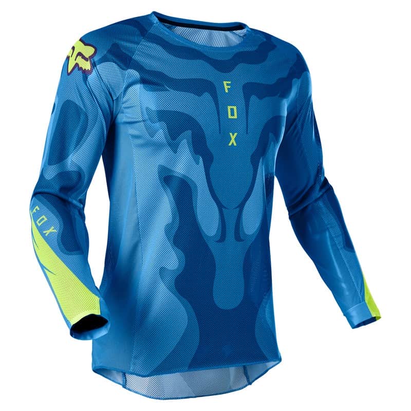 BLUZA FOX AIRLINE EXO BLUE/YELLOW  ENDURO CROSS