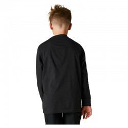 KOSZULKA Z DŁUGIM RĘKAWEM FOX JUNIOR BNKR BLACK  ENDURO CROSS