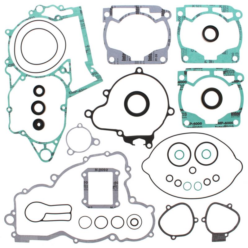 WINDEROSA (VERTEX) KOMPLET USZCZELEK KTM XC 250 08-16, XC-W 250 08-16 