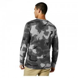 KOSZULKA Z DŁUGIM RĘKAWEM FOX BNKR TECH BLACK CAMO  ENDURO CROSS