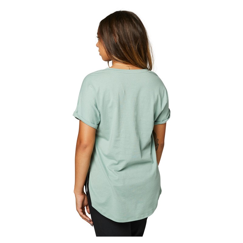 T-SHIRT FOX LADY BOUNDARY EUCALIPTUS  ENDURO CROSS