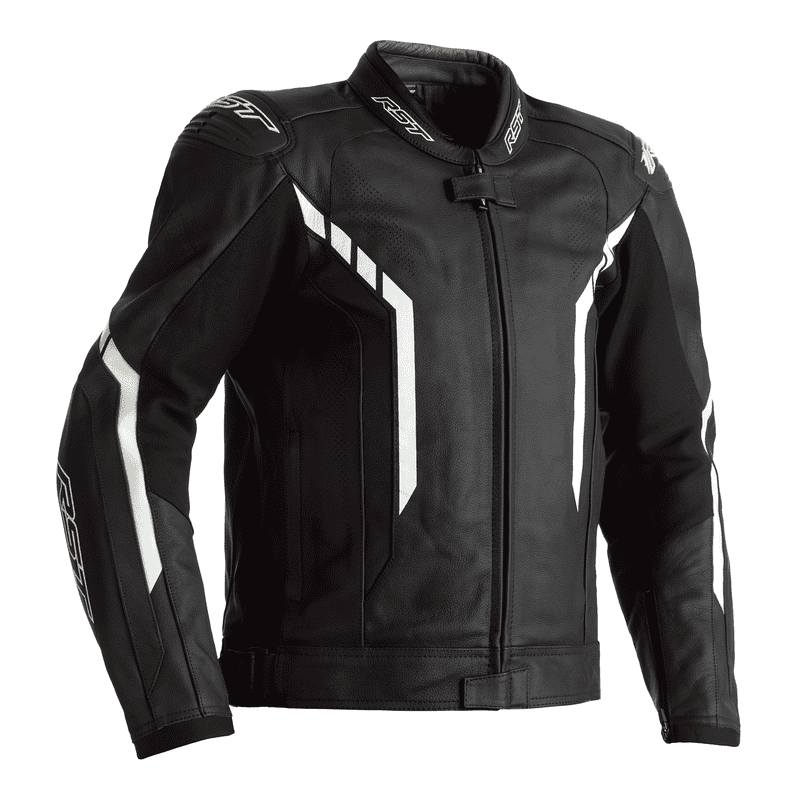 KURTKA SKÓRZANA RST AXIS CE BLACK/BLACK/WHITE S (2353)