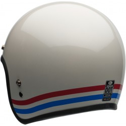 KASK BELL CUSTOM 500 STRIPES PEARL WHITE 