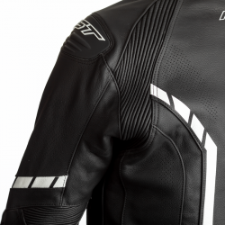 KURTKA SKÓRZANA RST AXIS CE BLACK/BLACK/WHITE S (2353)