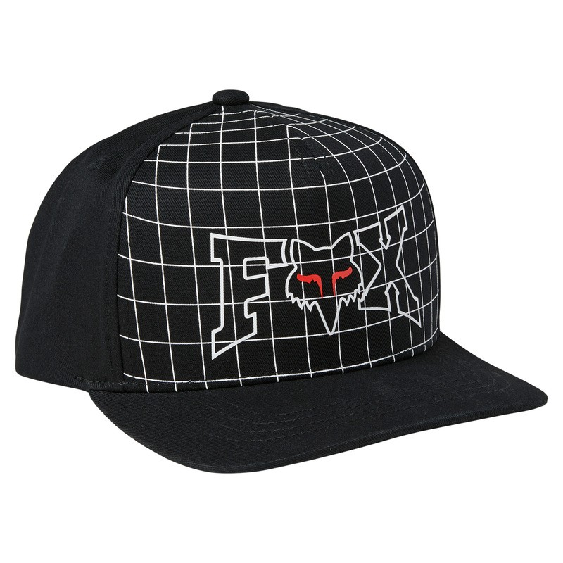 CZAPKA Z DASZKIEM FOX JUNIOR CELZ SNAPBACK BLACK  ENDURO CROSS