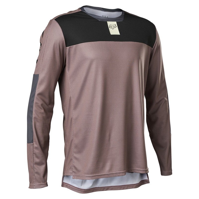 KOSZULKA ROWEROWA Z DŁUGIM RĘKAWEM FOX DEFEND FOXHEAD PLUM PERFECT  ENDURO CROSS