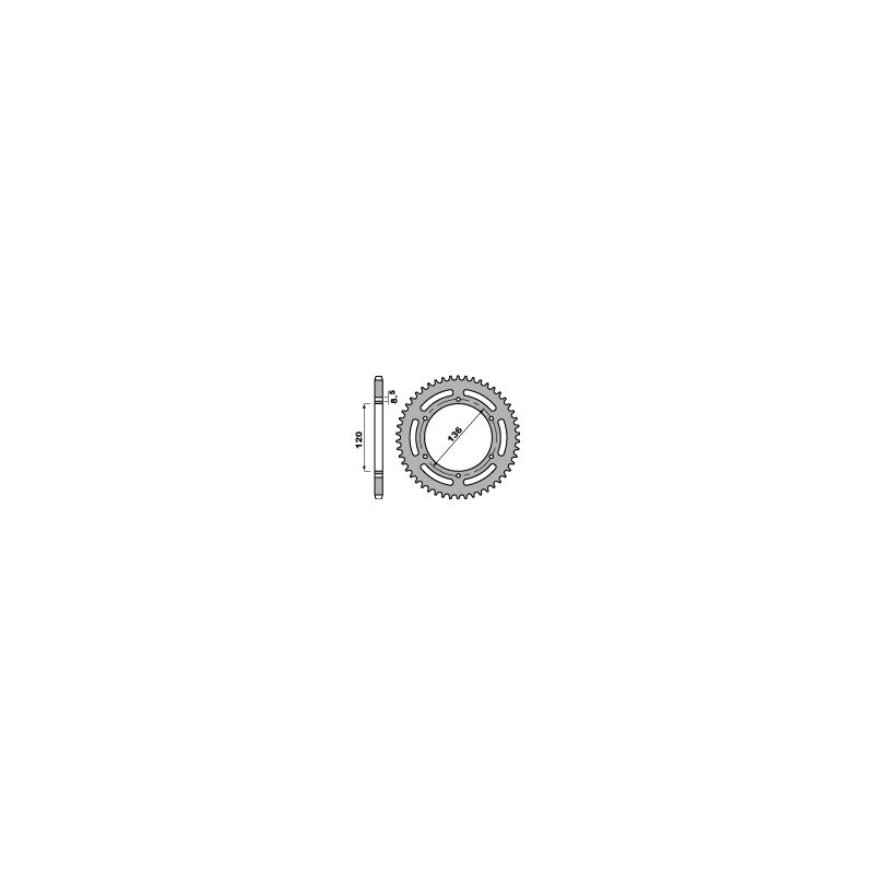PBR ZĘBATKA TYLNA 859 37 C45 YAMAHA SRX 600 86-94 (ŁAŃC. 520) (JTR8