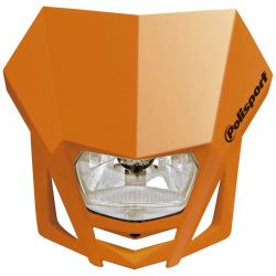 POLISPORT LAMPA PRZEDNIA MODEL LMX (ŻARÓWKA HALOGENOWA) KOLOR POMARA