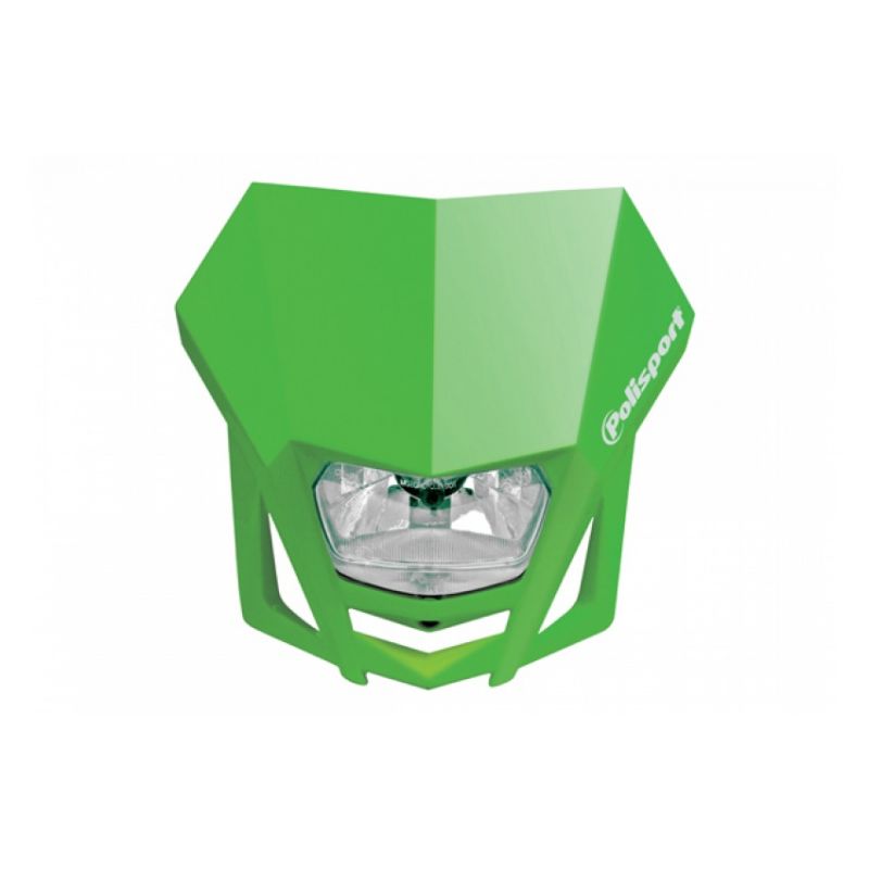 POLISPORT LAMPA PRZEDNIA MODEL LMX (ŻARÓWKA HALOGENOWA) KOLOR ZIELON