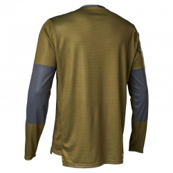 KOSZULKA ROWEROWA Z DŁUGIM RĘKAWEM FOX DEFEND MOTH BARK  ENDURO CROSS