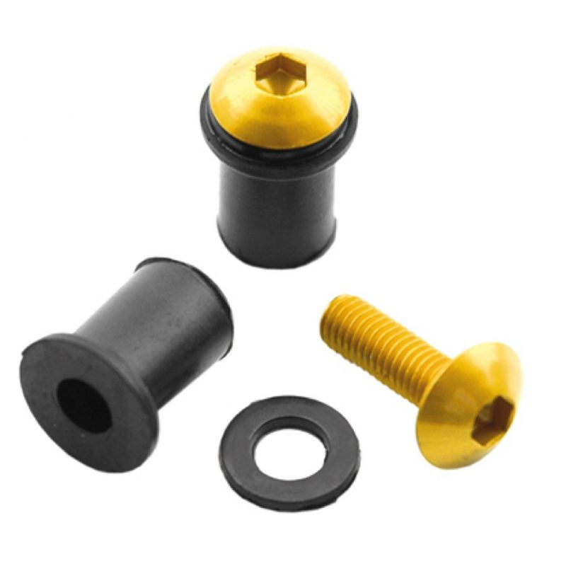 V PARTS (VICMA) ZESTAW ŚRUB I GUMEK DO OWIEWKI (I SZYBY) M5X16 KOLOR 