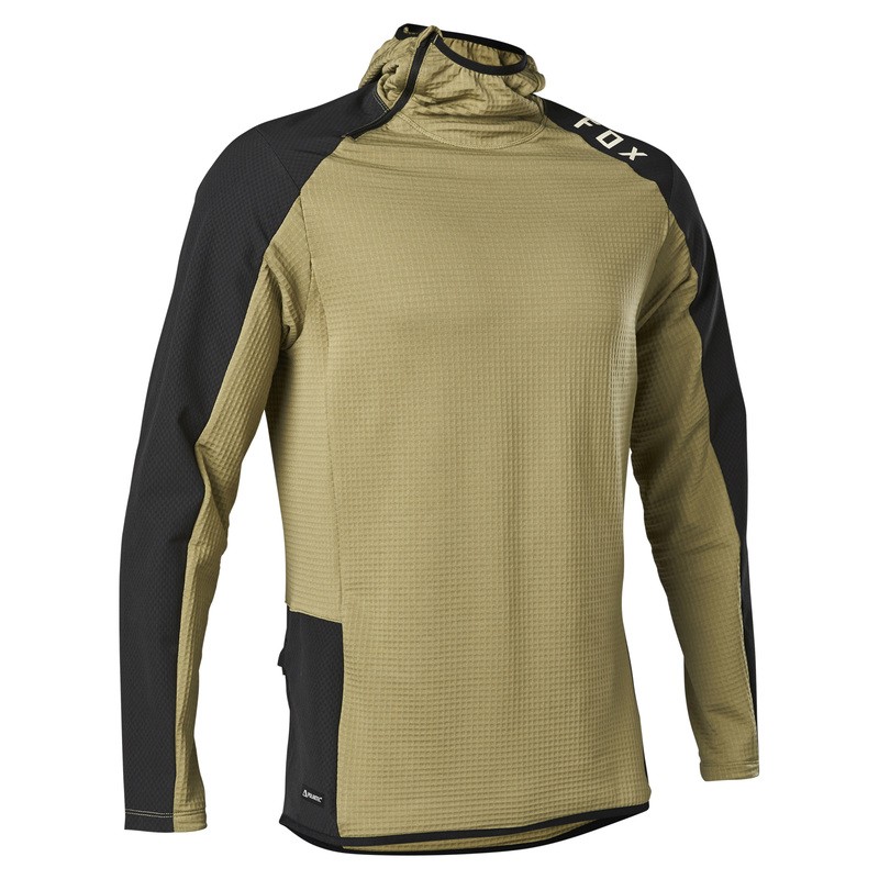 BLUZA Z KAPTUREM FOX DEFEND THERMO HOODIE BARK  ENDURO CROSS