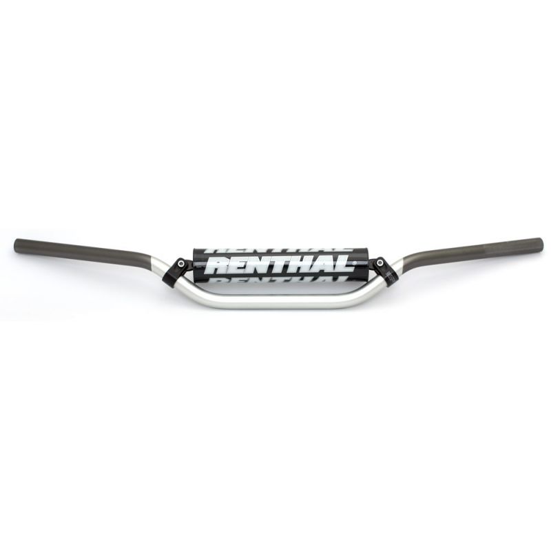 RENTHAL KIEROWNICA 7/8 CALA (22MM) MX HANDLEBAR SILVER/GREY VILLOPOTO 
