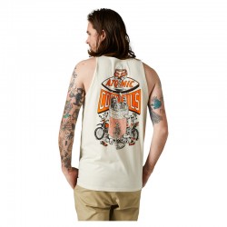 KOSZULKA BEZ RĘKAWÓW FOX DISQUIET BONE  ENDURO CROSS