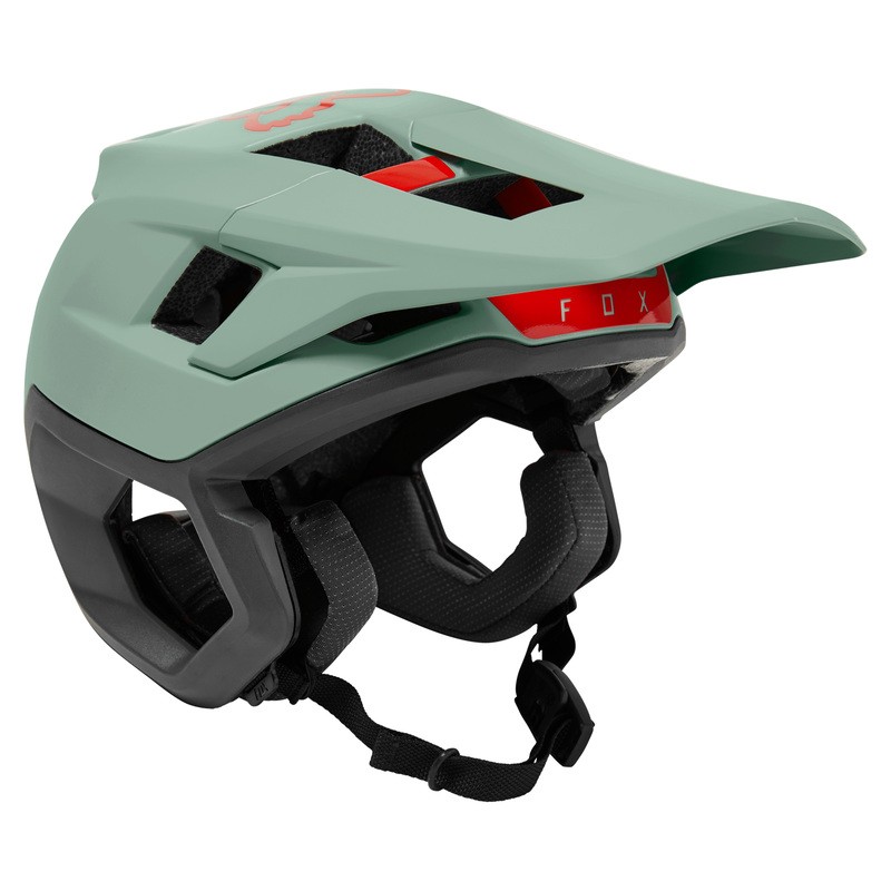 KASK ROWEROWY FOX DROPFRAME PRO EUCALYPTUS  ENDURO CROSS