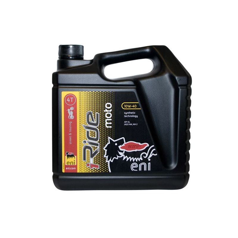 AGIP (ENI) OLEJ SILNIKOWY I-RIDE MOTO 10W40 PÓŁSYNTETYCZNY (4L) MA2