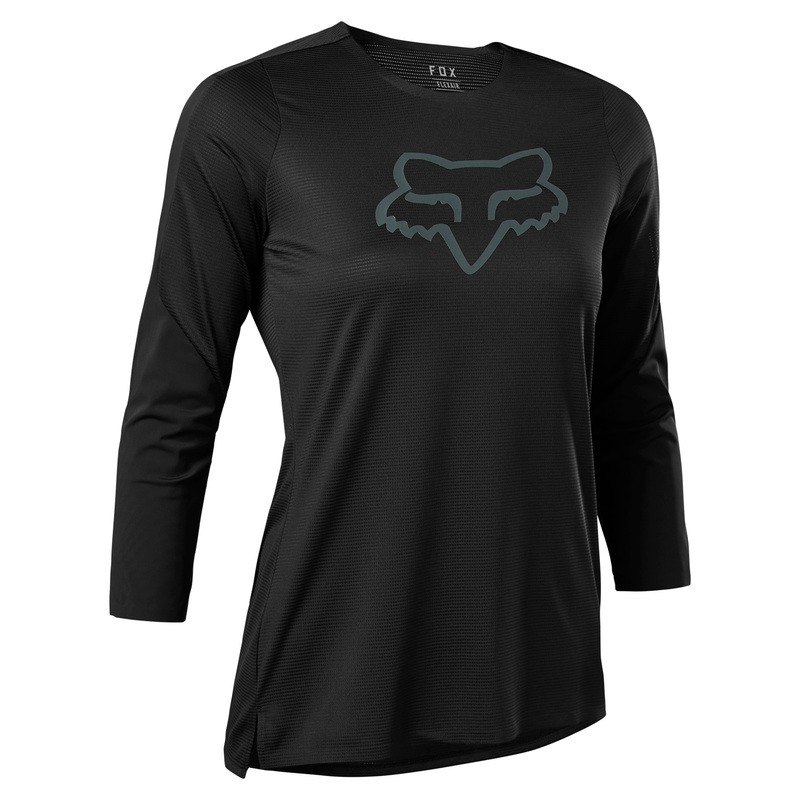 KOSZULKA ROWEROWA FOX LADY FLEXAIR 3/4 BLACK  ENDURO CROSS