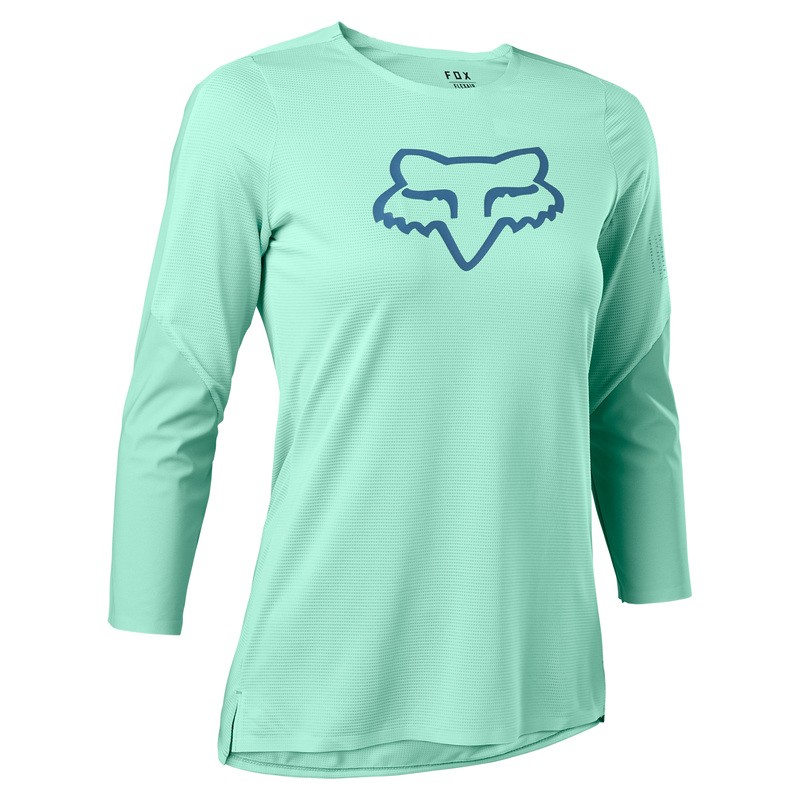KOSZULKA ROWEROWA FOX LADY FLEXAIR 3/4 JADE  ENDURO CROSS
