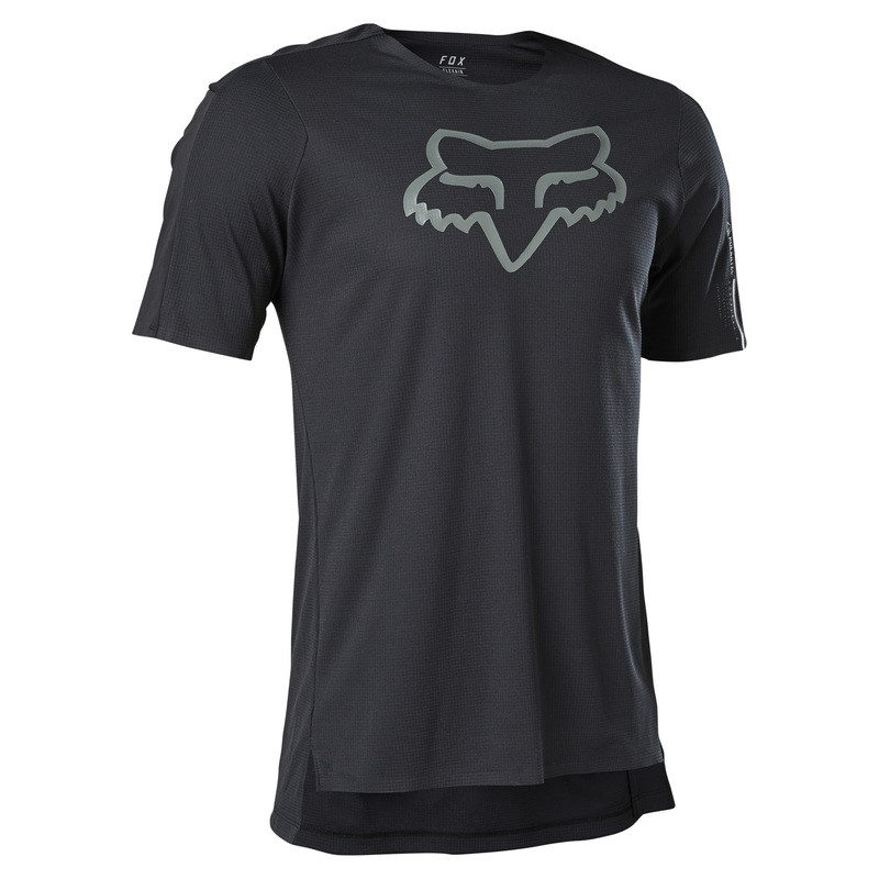 KOSZULKA ROWEROWA FOX FLEXAIR DELTA BLACK  ENDURO CROSS