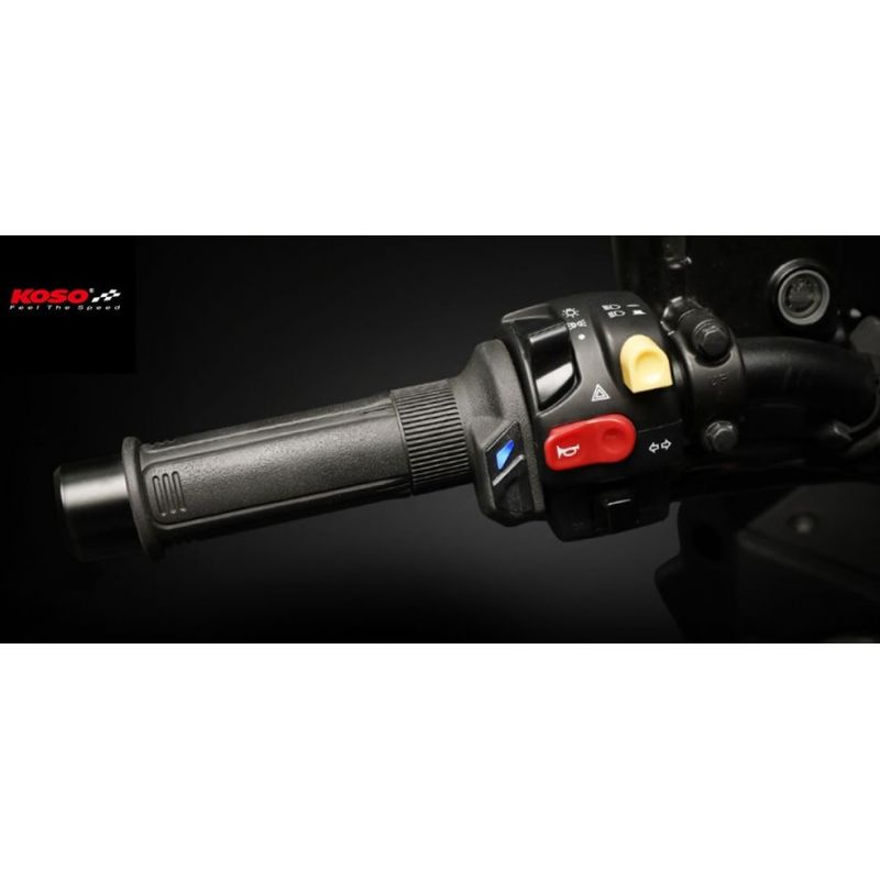 KOSO PREMIUM MANETKI PODGRZEWANE ZE STEROWNIKIEM 22MM/25MM `7/8-1` DŁ