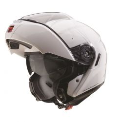CABERG PROMOCJA KASK SZCZĘKOWY FLIP-UP MODEL LEVO KOLOR BIAŁY POŁYS