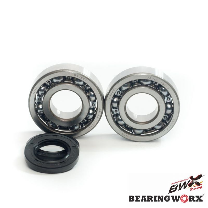 BEARING WORX ŁOŻYSKA WAŁU KORBOWEGO Z USZCZELANIACZAMI KAWASAKI KX 