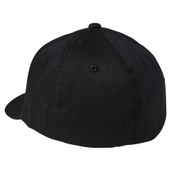 CZAPKA Z DASZKIEM FOX JUNIOR KARRERA FLEXFIT BLACK  ENDURO CROSS