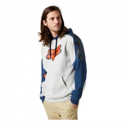BLUZA Z KAPTUREM FOX KARRERA LIGHT HEATHER GREY  ENDURO CROSS