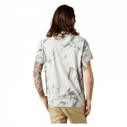 T-SHIRT FOX KARRERA HEAD PREMIUM LIGHT GREY  ENDURO CROSS