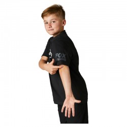 T-SHIRT FOX JUNIOR KARRERA BLACK  ENDURO CROSS