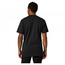 T-SHIRT FOX LEGACY FOX HEAD BLACK/WHITE  ENDURO CROSS