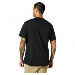 T-SHIRT FOX LEGACY FOX HEAD BLACK/BLACK  ENDURO CROSS